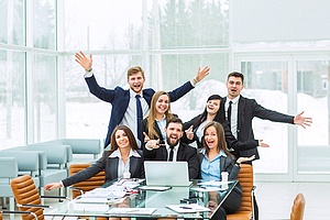 a group of satisfied employees which is a benefit of sales training as a team